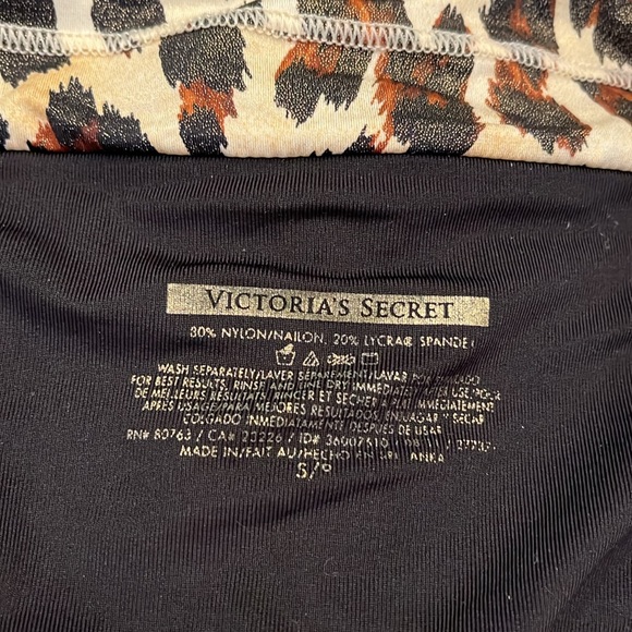 Victoria's Secret Bikini Swim Suit Bottom, Metallic Cheetah Print size small - Picture 2 of 5